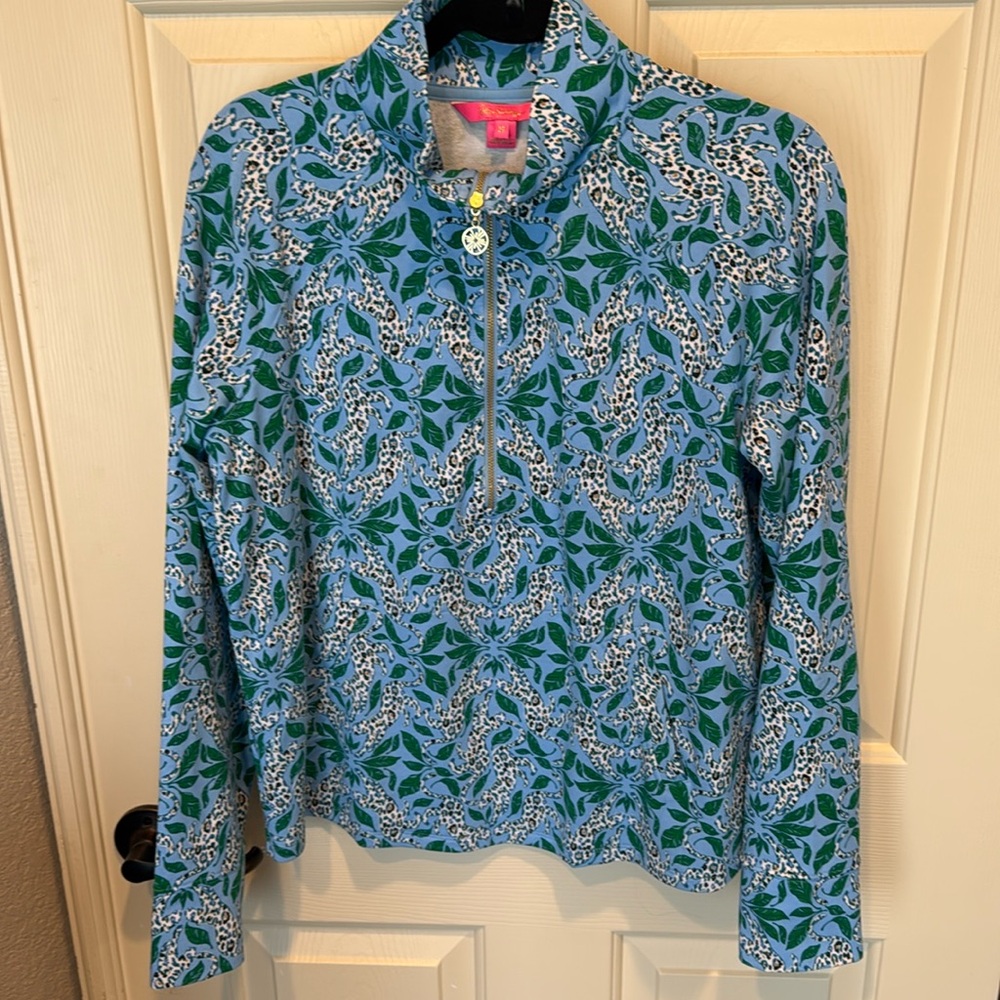 Lily Pulitzer half zip jacket